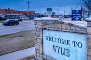 Wylie Texas welcome sign